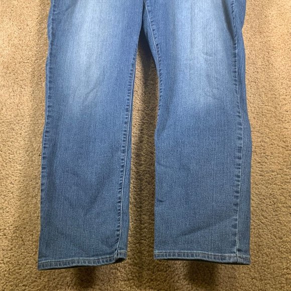 SIGNATURE by LEVI'S Womens Jeans Sz 24M Modern Slim 37x32 Blue Stretchy Denim - Picture 7 of 10